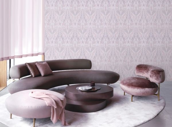 Обои виниловые на флизелиновой основе Славянские обои ECO LUXE 1029-06 1,06x10,05 м 