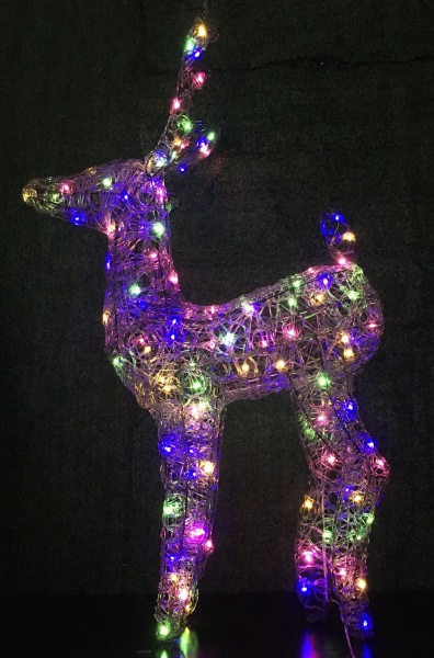 Декоративная фигура Euro Lucky Trading олень светодиодная (LED) 98 см 