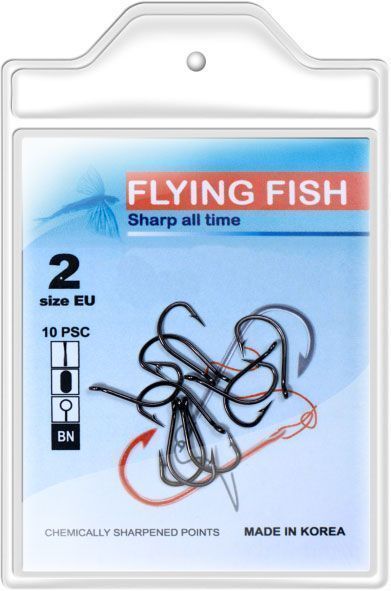 Крючок Flying Fish №2 20 г 10 шт. CS-215(02)