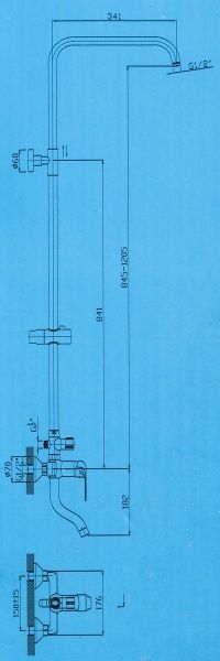 Душова система Water House Smart 5102102C-01-81