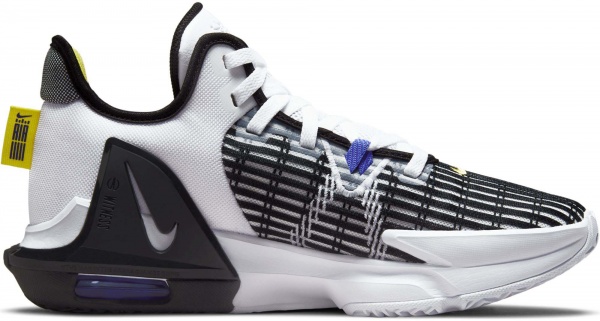 Кроссовки Nike LEBRON WITNESS VI CZ4052-100 р.US 18 черно-белый