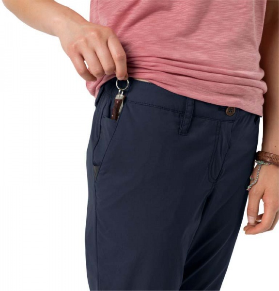 Штани Jack Wolfskin DESERT ROLL-UP PANTS W 1505281_1910 р. 46 темно-синій