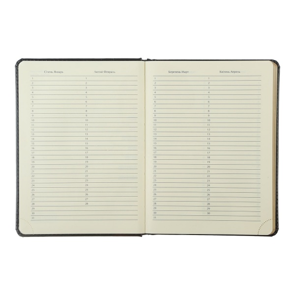 Щоденник недатований SALERNO зелений Buromax A5 2023