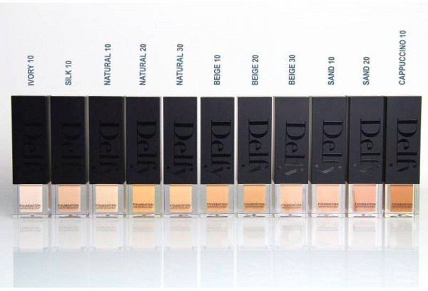 Крем тональный Delfy Foundation Water Resistant 10 beige 35 мл