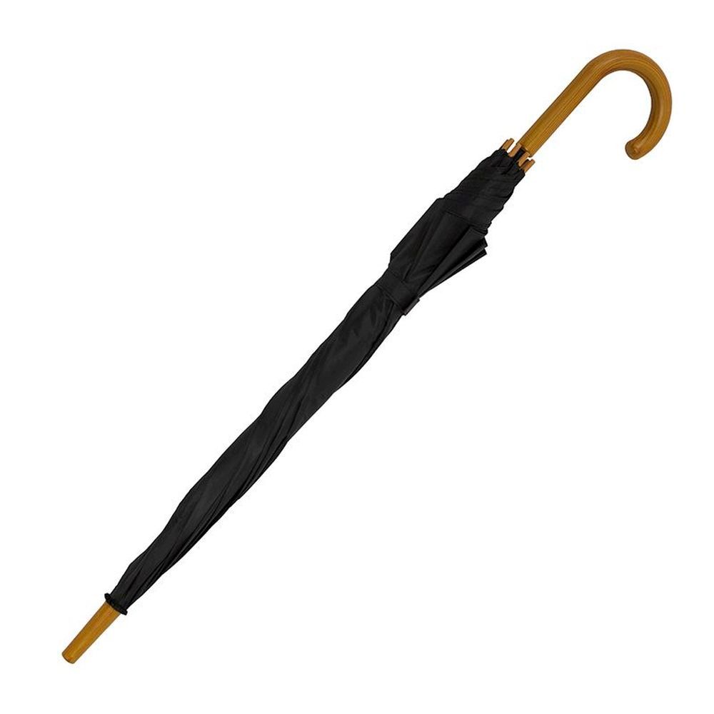 Парасолька-тростина Bergamo напівавтомат PROMO чорний