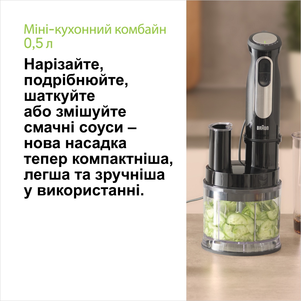 Блендер ручний Braun MultiQuick 5 Pro MQ55755M