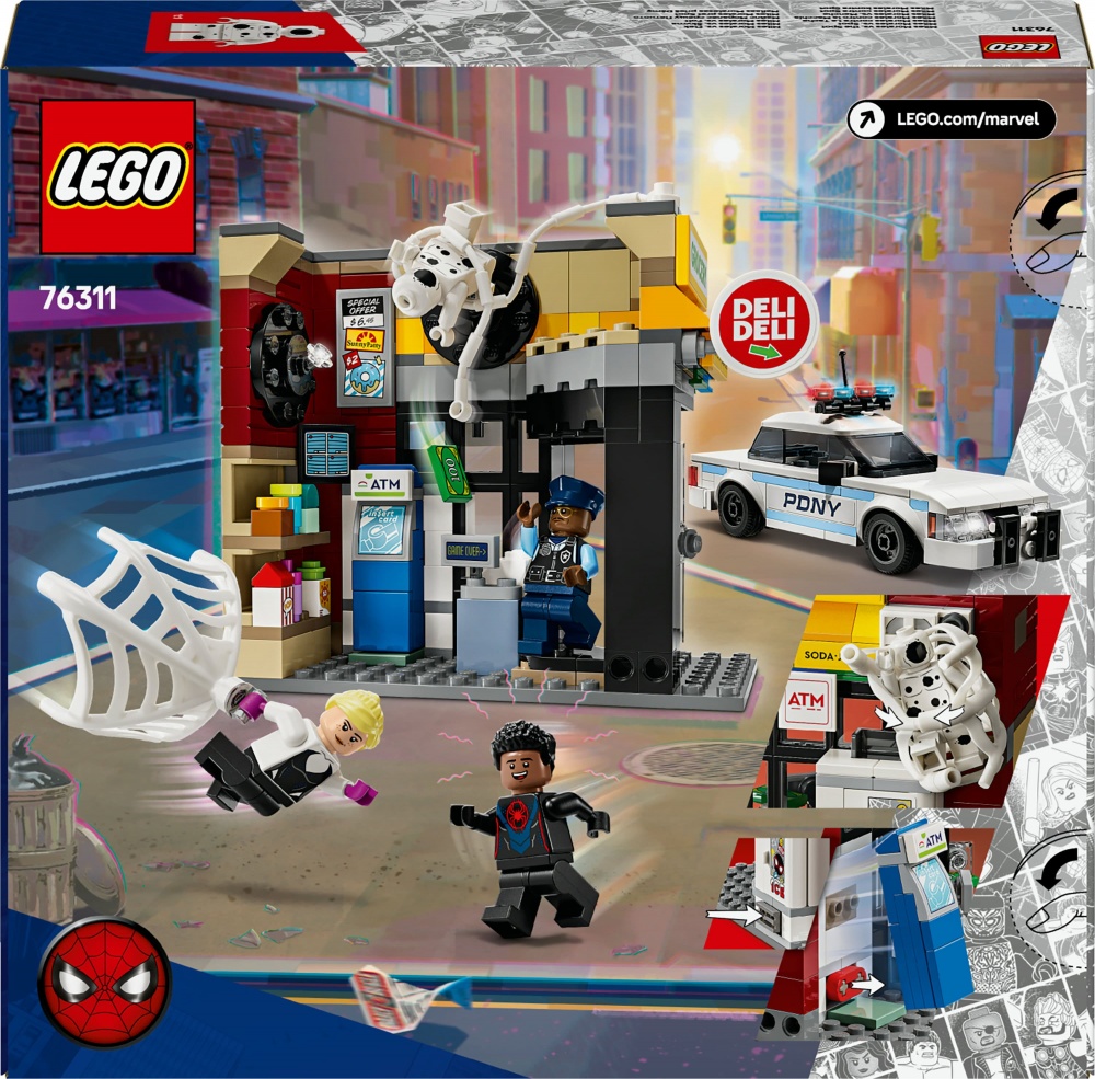 Конструктор LEGO Super Heroes Marvel Вселенная-паук: Майлз Моралес против Пятна 76311