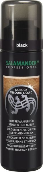 Крем SALAMANDER PROFESSIONAL Nubuck Velours Liquid 75 мл черный