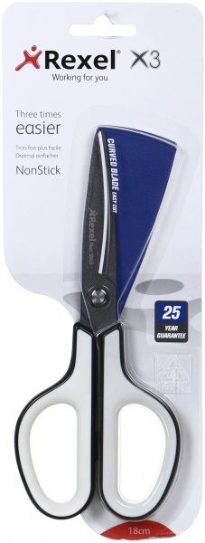 Ножницы универсальные X3 (2104244) с неадгезивным покрытием Rexel
