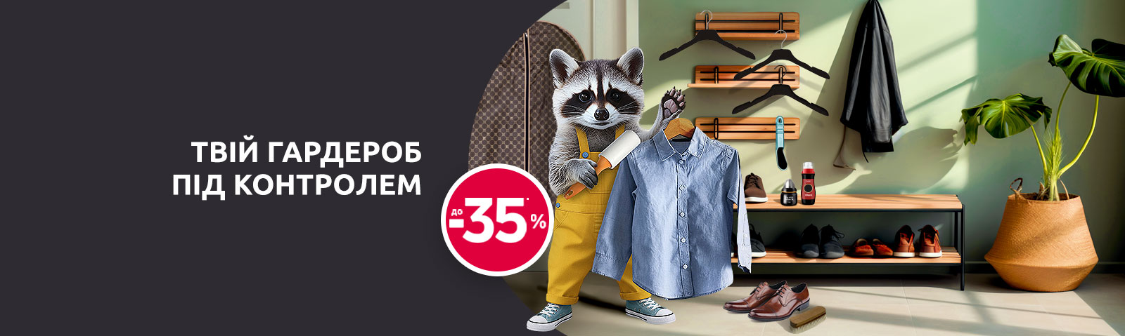 Твой гардероб под контролем до -35%