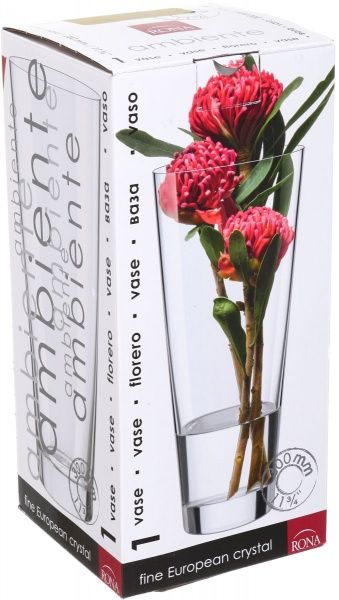 Ваза стеклянная золотая Snake 13,2х30 см Combi 52405959