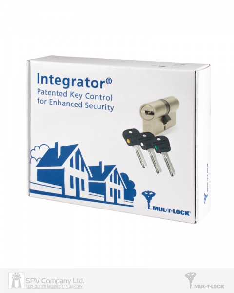 Цилиндр Mul-T-Lock INTEGRATOR 31x50 ключ-ключ 81 мм никель сатин