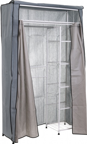 Тканевый шкаф PROзапас SG-0128-B 1960х1200х410 мм серый 