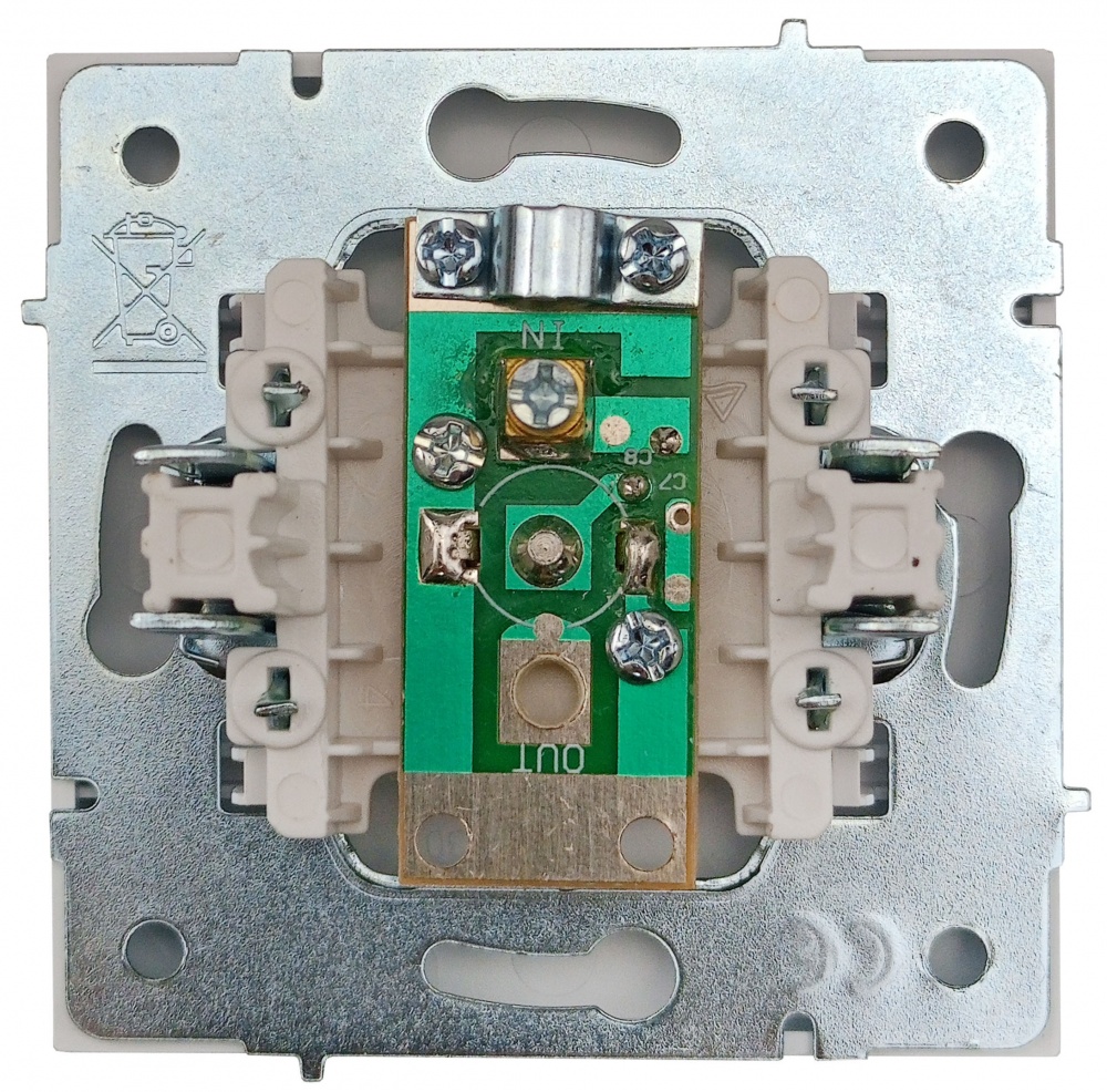 Механізм розетки TV кінцева HausMark Juna IP20 білий