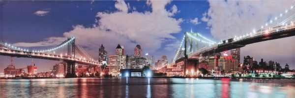 Репродукция New York–2 150-4 50x150 см 