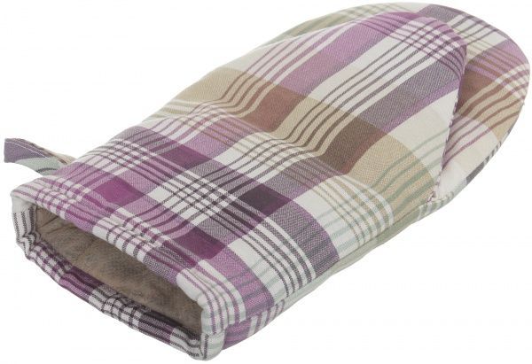 Прихватка-рукавиця Клітинка м'ята 15x29 см рожевий La Nuit 