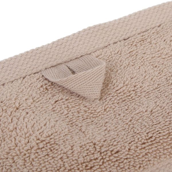 Полотенце махровое с бордюром 50x90 см бежевый La Nuit 