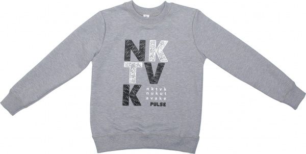 Світшот Luna Kids 5 р.110 сірий меланж 