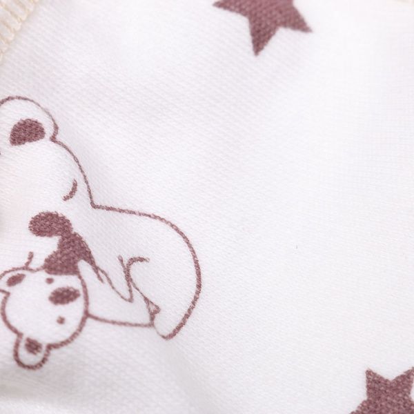 Рукавички Bambinelli 0-3 місяці Ведмедик білий із малюнком 
