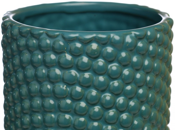 Ваза керамічна бірюзовий Guoxin d15хh40,5