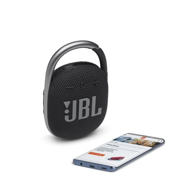 Портативна колонка JBL® Clip 4 1.1 black (JBLCLIP4BLK)