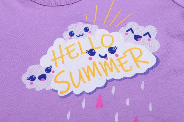 Футболка для дівчаток GABBI FT-21-5-2/1 р.86 бузковий 