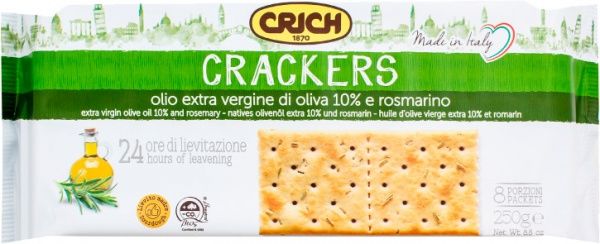 Крекер Crich з оливковою олією та розмарином 250г