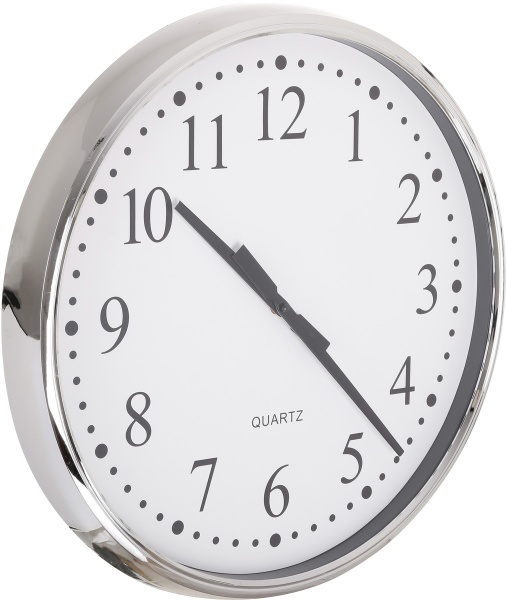 Часы настенные Grand (XYX 10649A) 50x50x5 см бело-серебряный
