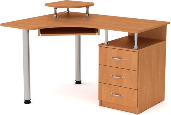 Стол компьютерный Компанит СУ-2 ольха 