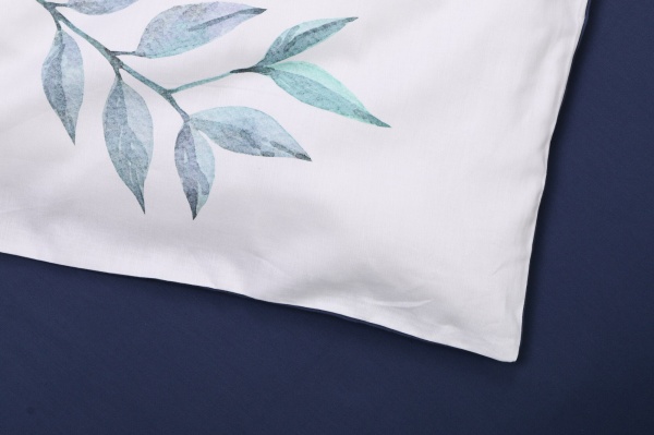 Комплект постільної білизни Botanic Blue 2 блакитний La Nuit 