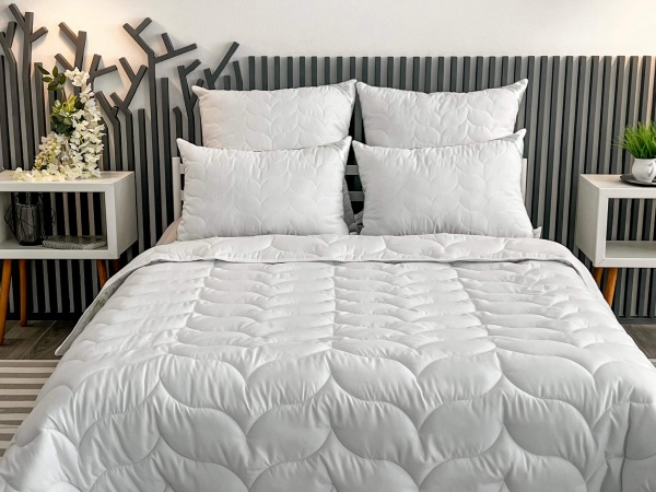 Одеяло Floral Aloe Vera 200x220 см ARCLOUD белый