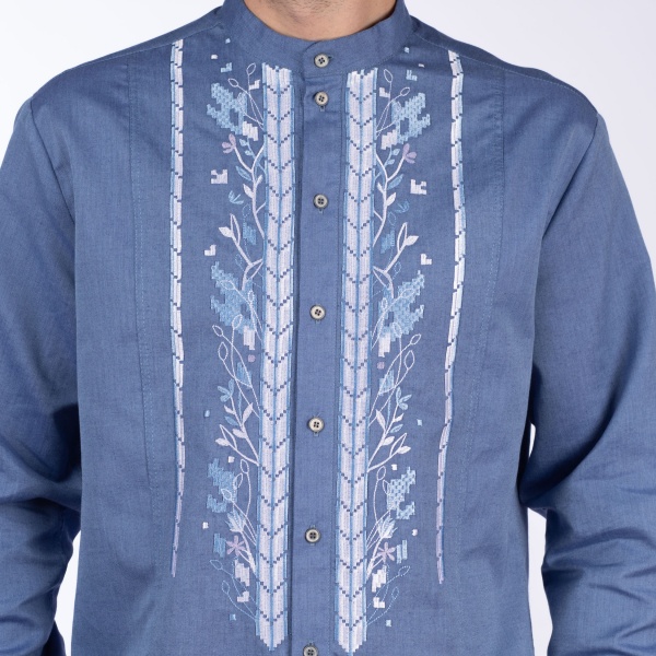 Вышиванка Эдельвика синий р. 64 356-22/00 