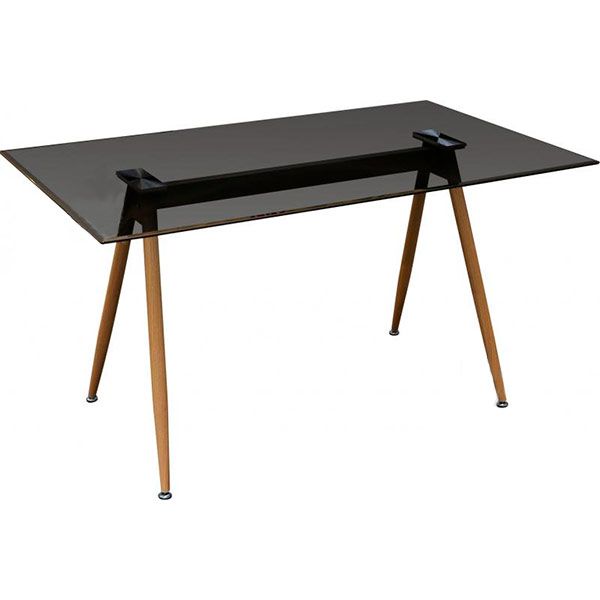 Стіл обідній Merlin black 140x80x75 см