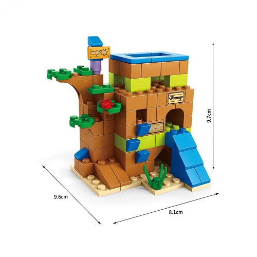 Конструктор SHANTOU YISHENG Домик на дереве 1000 деталей K8832-5