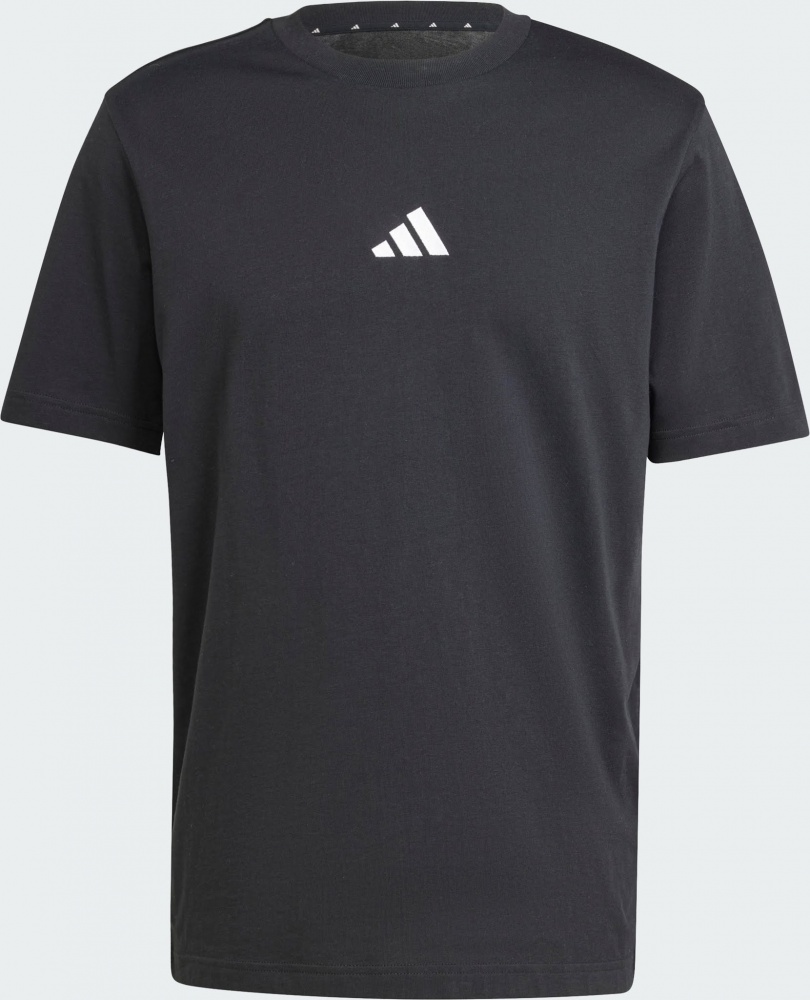 Футболка Adidas M SL SJ T BLACK/WHITE JE9024 р.2XL чорний