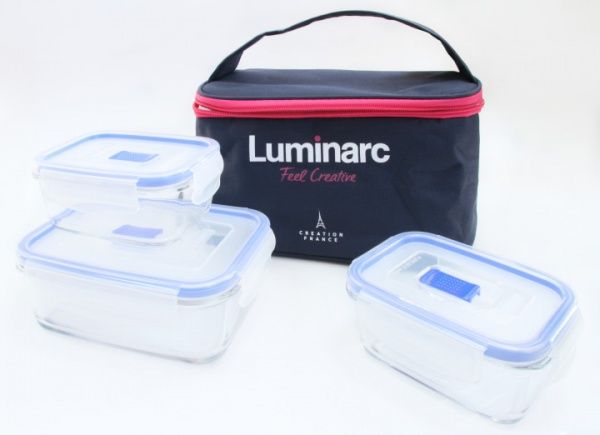 Набор емкостей 4 предмета Pure Box Active P7379 Luminarc