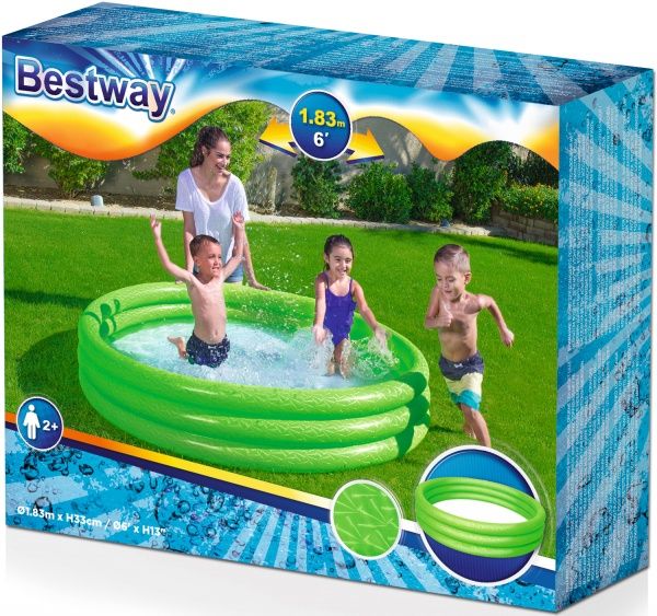 Бассейн надувной Bestway 183х33 см цвет в ассортименте