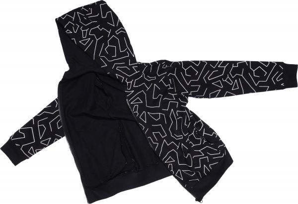 Свитшот LINCOLN&SHARKS р.158 черный с белым 