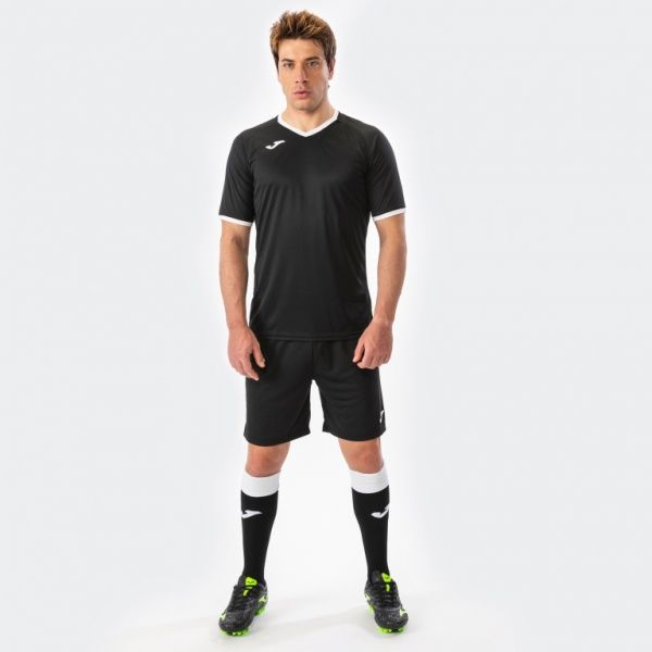 Футбольная форма Joma SET ACADEMY BLACK-WHITE S/S 101097.102 8XS-7XS черныйбелый
