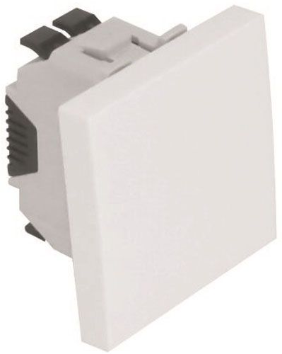 Вимикач перехресний одноклавішний Efapel Quadro без підсвітки 10 А білий матовий 4605112 SBM