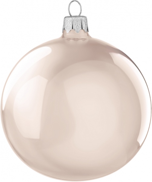 Шар стеклянный d100 однотонна металік 100 мм молочный