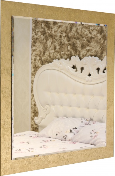 Зеркало Бусел поталь 970x970 мм золотой 