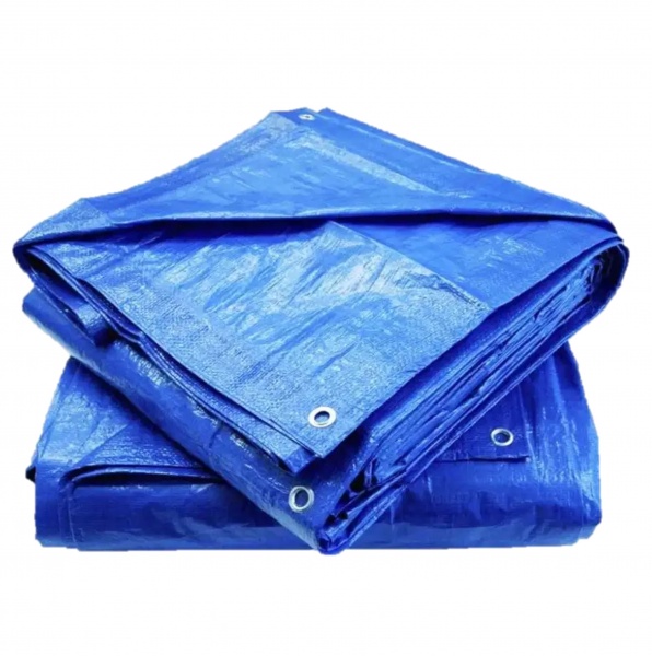 Тент универсальный AGREEN 45 гр/м.кв, 4м х 8м синий 