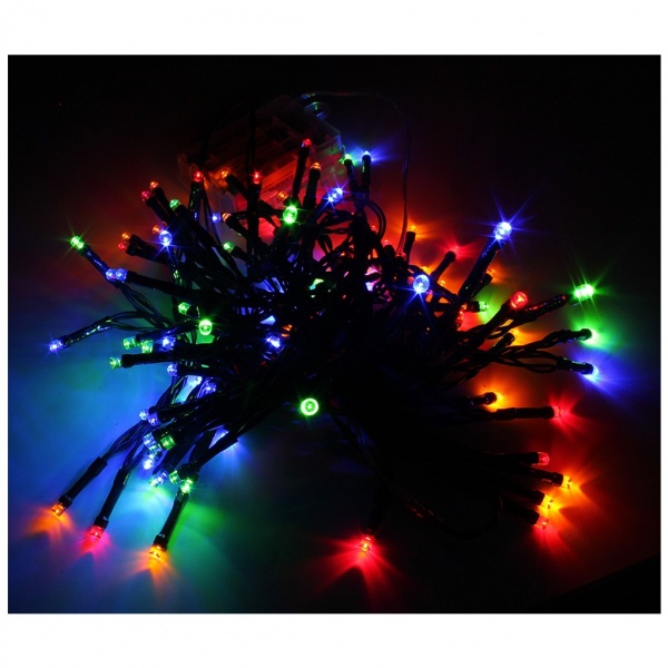 Электрогирлянда линейная SHLigts Нить (LD080-GM-BO) встроенный светодиод (LED) 80 ламп 8 м 