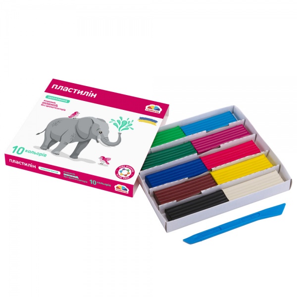Пластилин 10 цветов 160 г Гамма UA