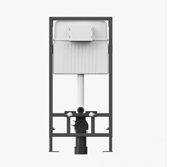 Комплект инсталляции Damixa для подвесного унитаза с клавишей хром DX00.I011.0151