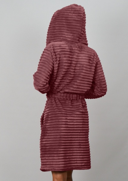 Халат домашний женский Roksana Assorty №1426/90090 р. 50-52 бордовый