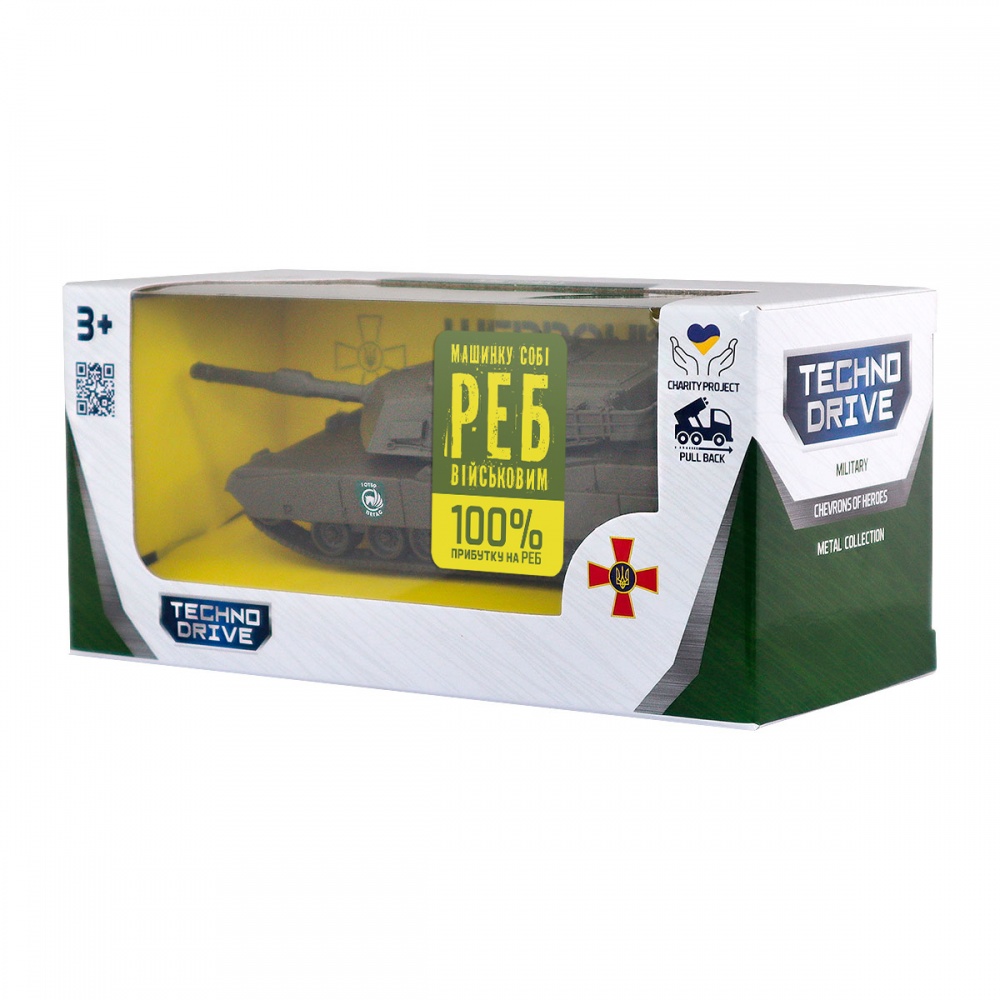 Модель TechnoDrive 1:32 серії Шеврони Героїв Танк 1 ОТБр 250332W2