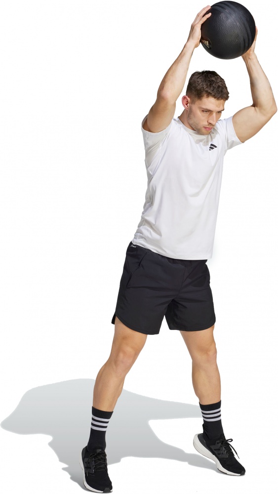 Футболка Adidas TR-ES STRETCH T IJ7020 р.M білий