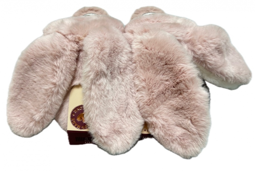 Тапки домашние Gemelli Заец р.37 розовый